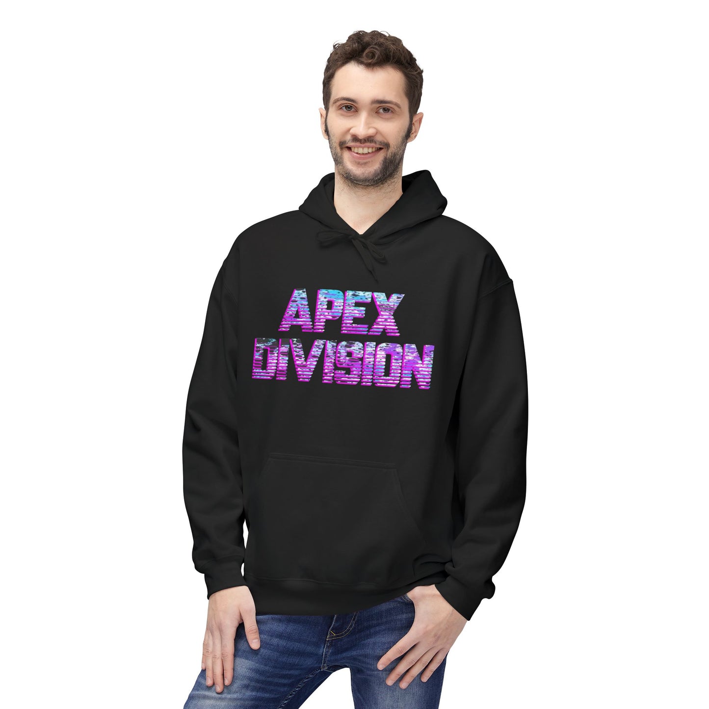 Apex Division Hoodie — Vaporwave Graffiti Streetwear Pullover