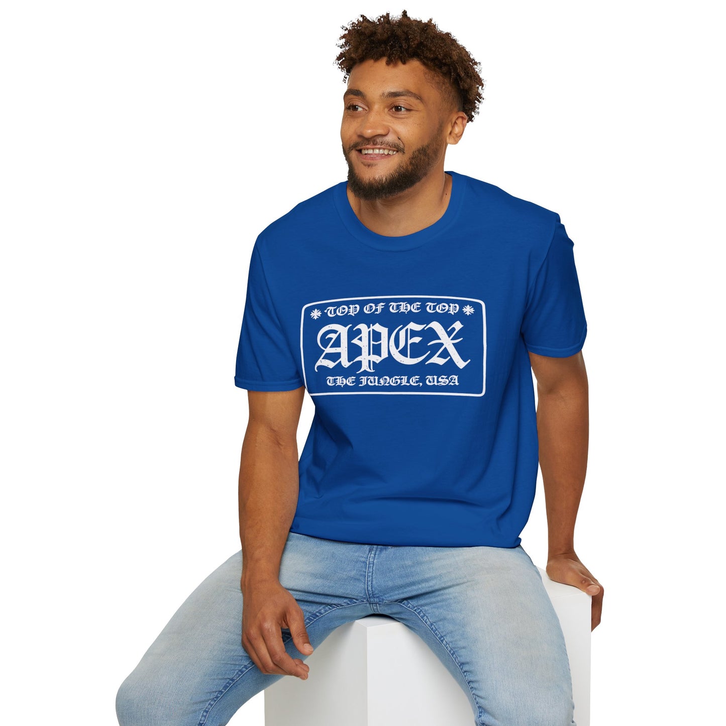 Apex Vintage Logo T-Shirt — “Make Things Happen or Watch Things Happen” Motivational Tee
