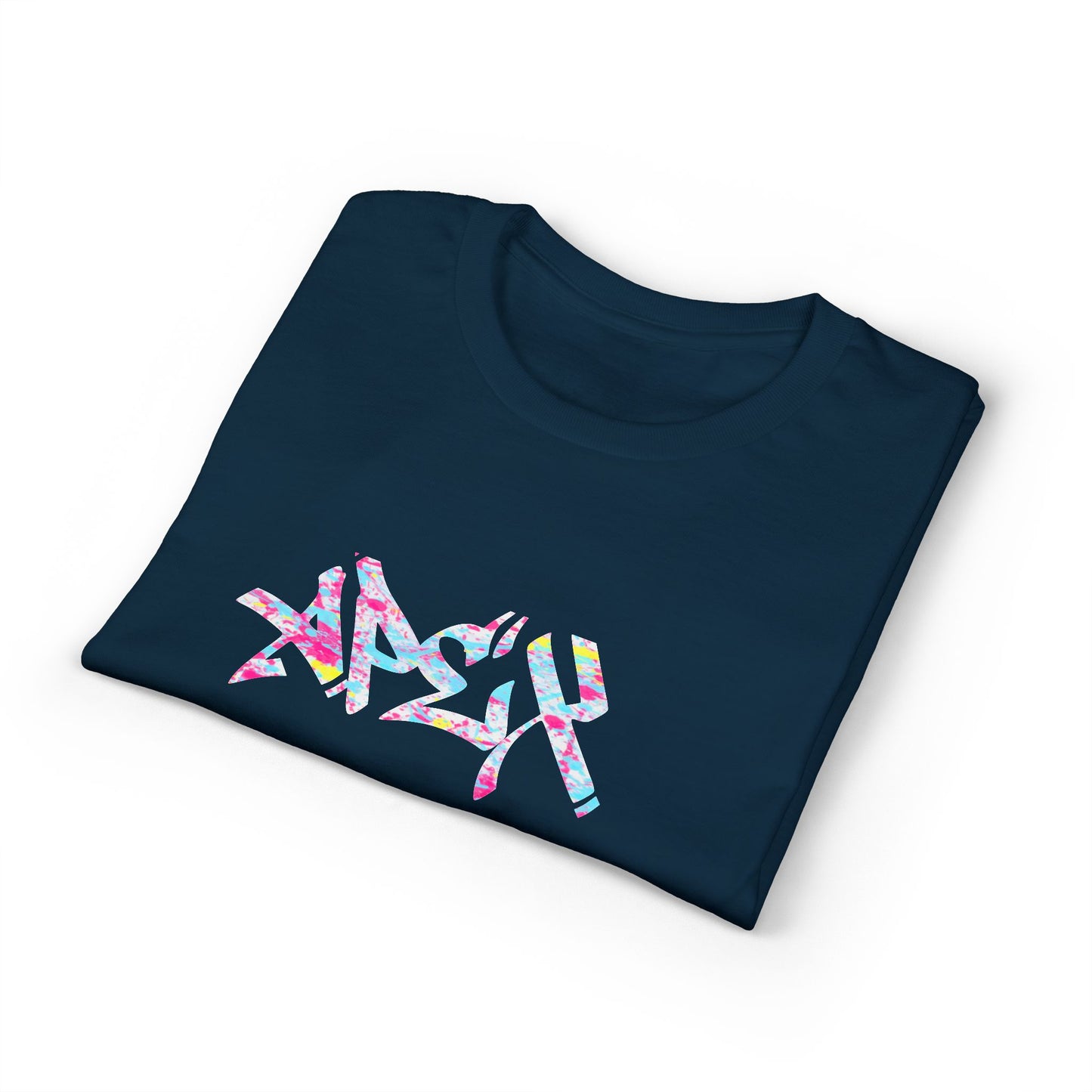 Resilient Division Graphic Tee — Colorful Motivational Back-Print Shirt