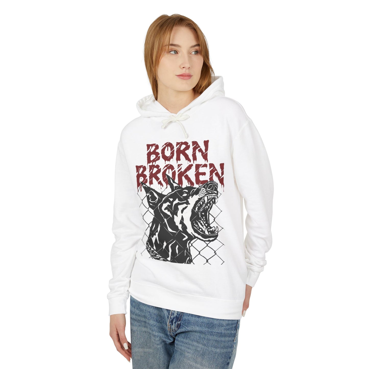 BORN BROKEN — GUARD DOG HOODIE