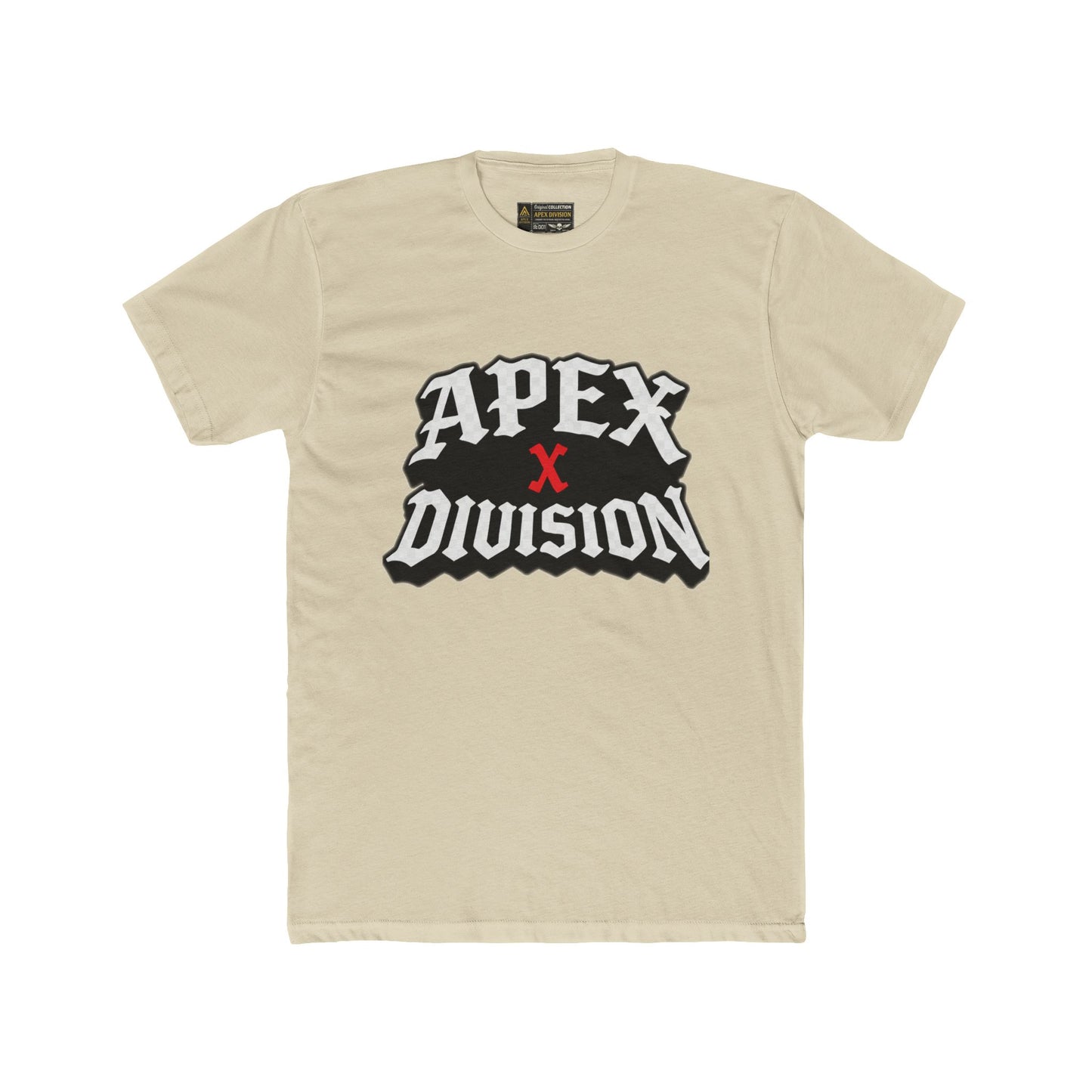 Apex Division Crew Tee — 'Never Stop Growing' Graphic T-Shirt
