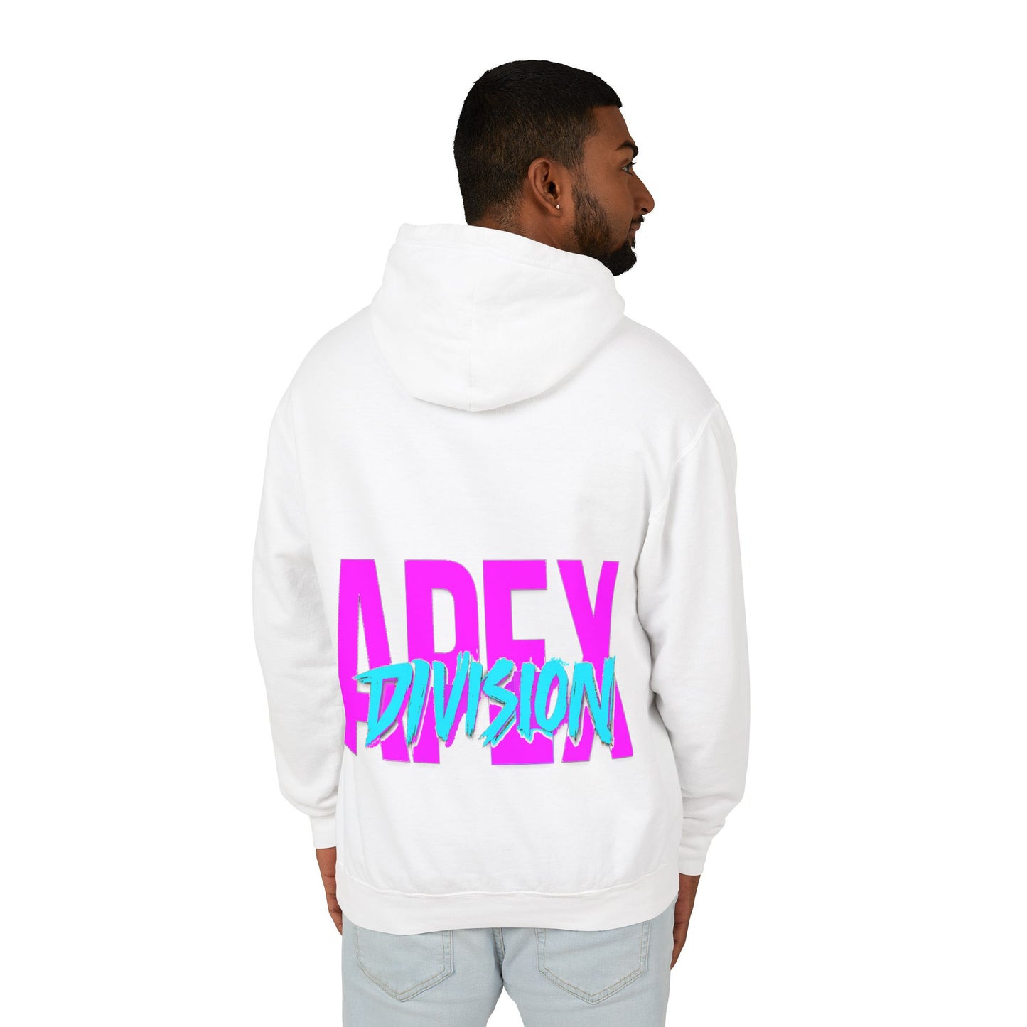 Apex Division Hooded Sweatshirt — Retro Neon Logo Hoodie