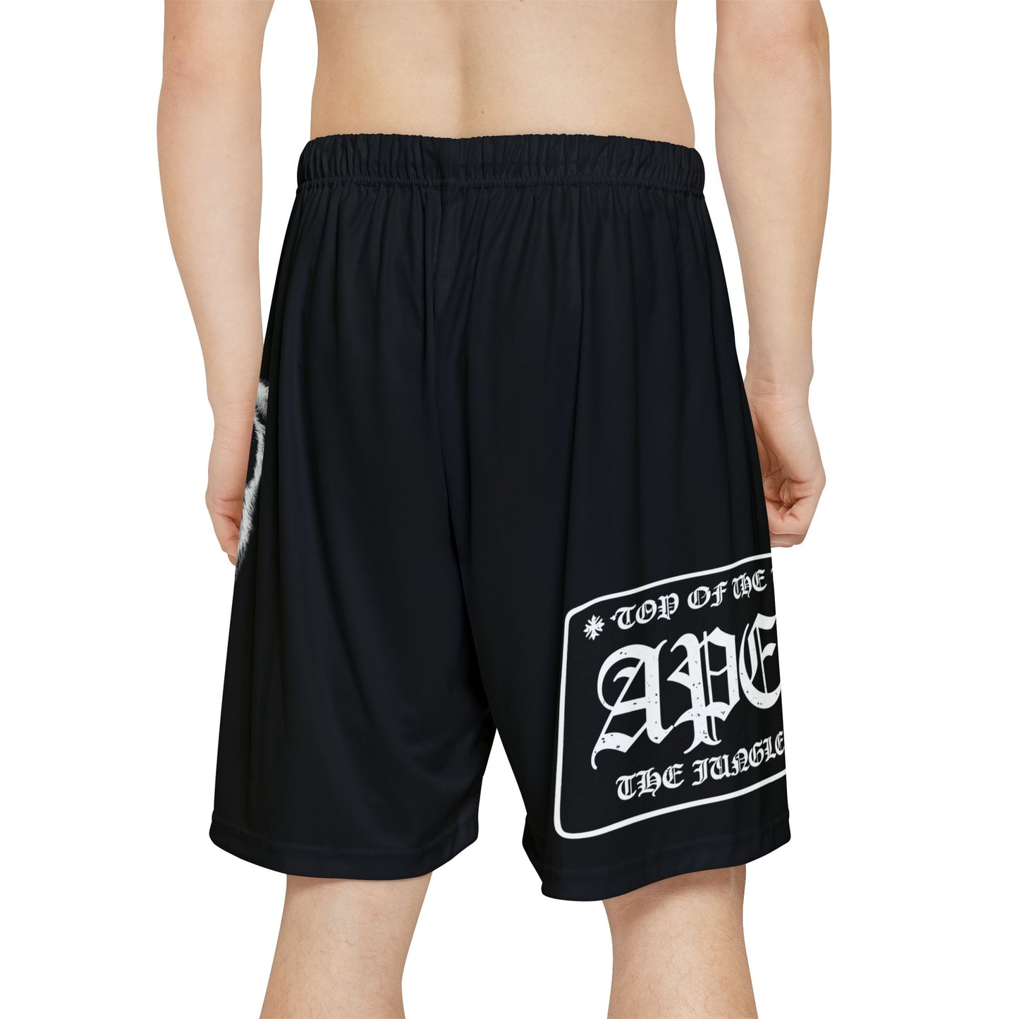 Apex Division Black Tiger Men’s Sports Shorts — Athletic Training & MMA Gym Shorts