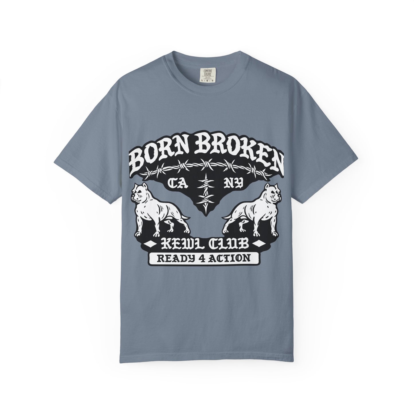 Born Broke Devil Club T-Shirt — "Ready 4 Action" Graphic Tee