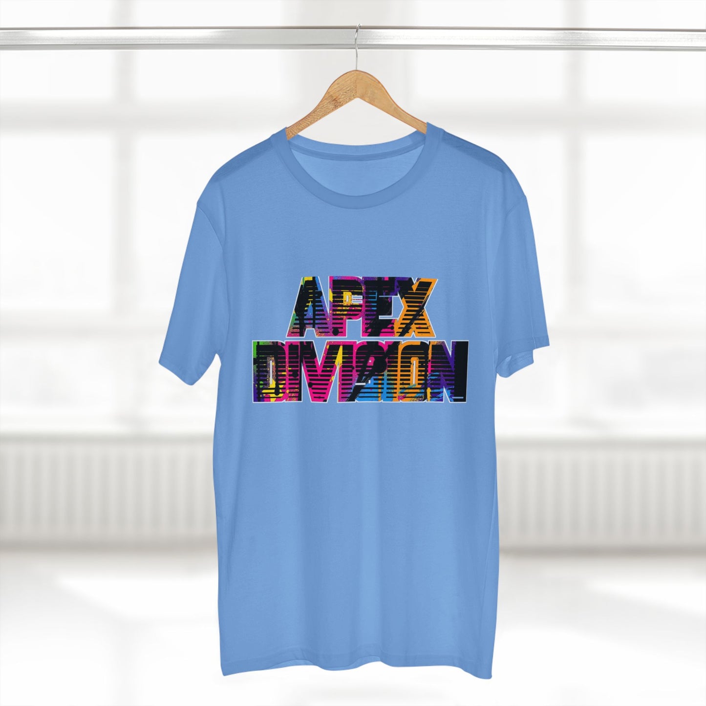 Apex Division Graphic Tee — Bold Neon Glitch 'Be Ruthless' Streetwear T-Shirt