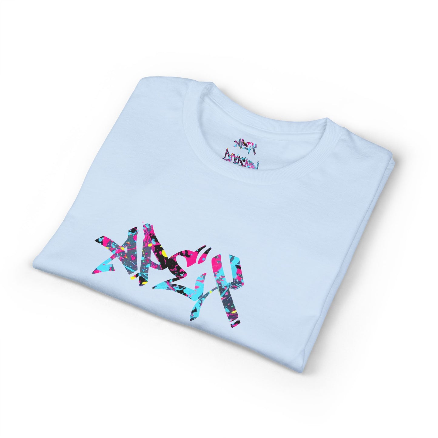 Resilient Division Graphic Tee — Colorful Motivational Back-Print Shirt