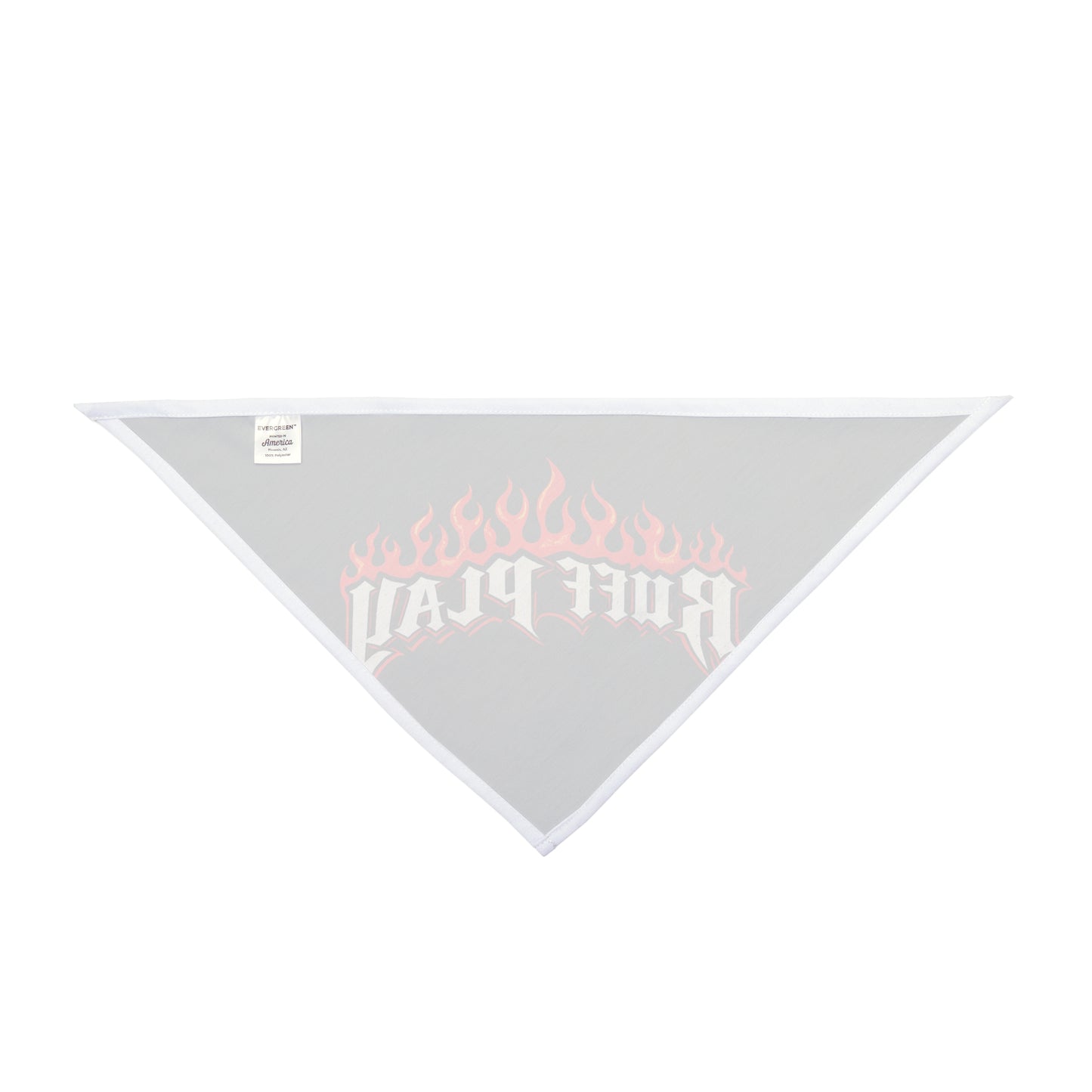 Pet Bandana — "Ruff Play" Flame Graphic Dog Bandana
