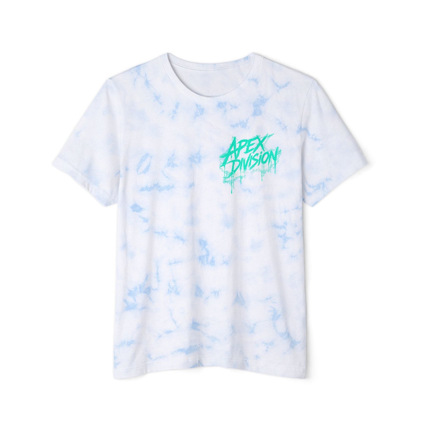 Tie-Dye T-Shirt — "Apex Division" Graphic with "Nothing in Life is Promised Except Death" Back