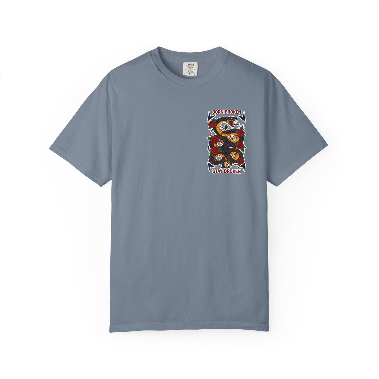 BORN BROKEN — SNAKE TEE