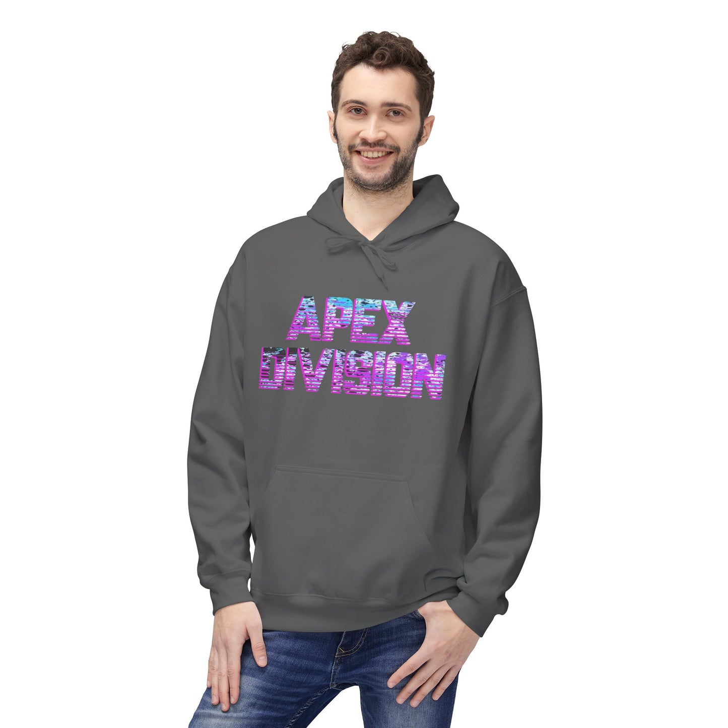Apex Division Hoodie — Vaporwave Graffiti Streetwear Pullover