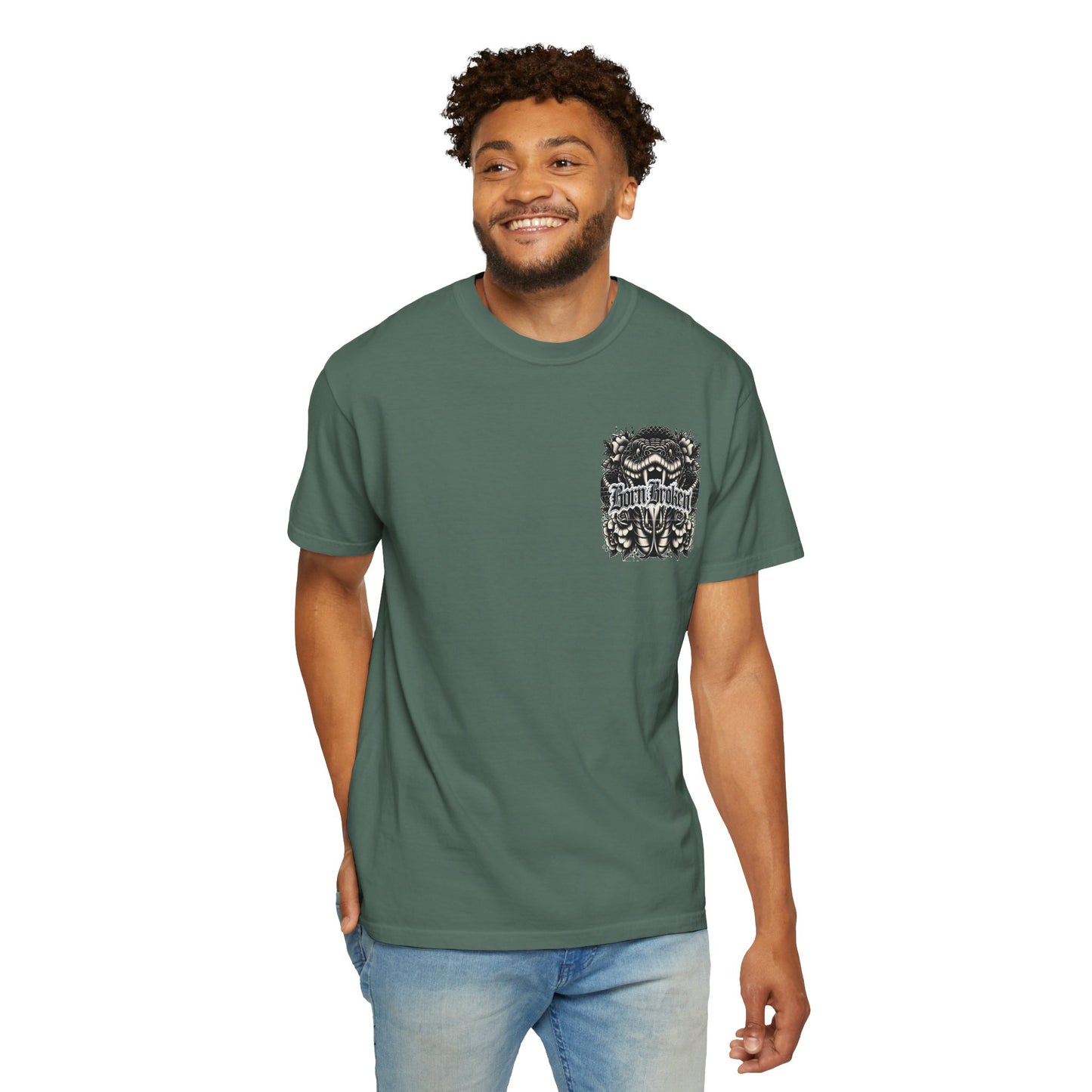 Born Broken Snake Graphic T-Shirt