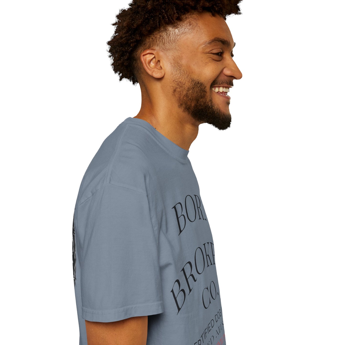 Born Broken Co. Graphic T-Shirt — 'Fight Abuse, Not Dogs' Statement Tee