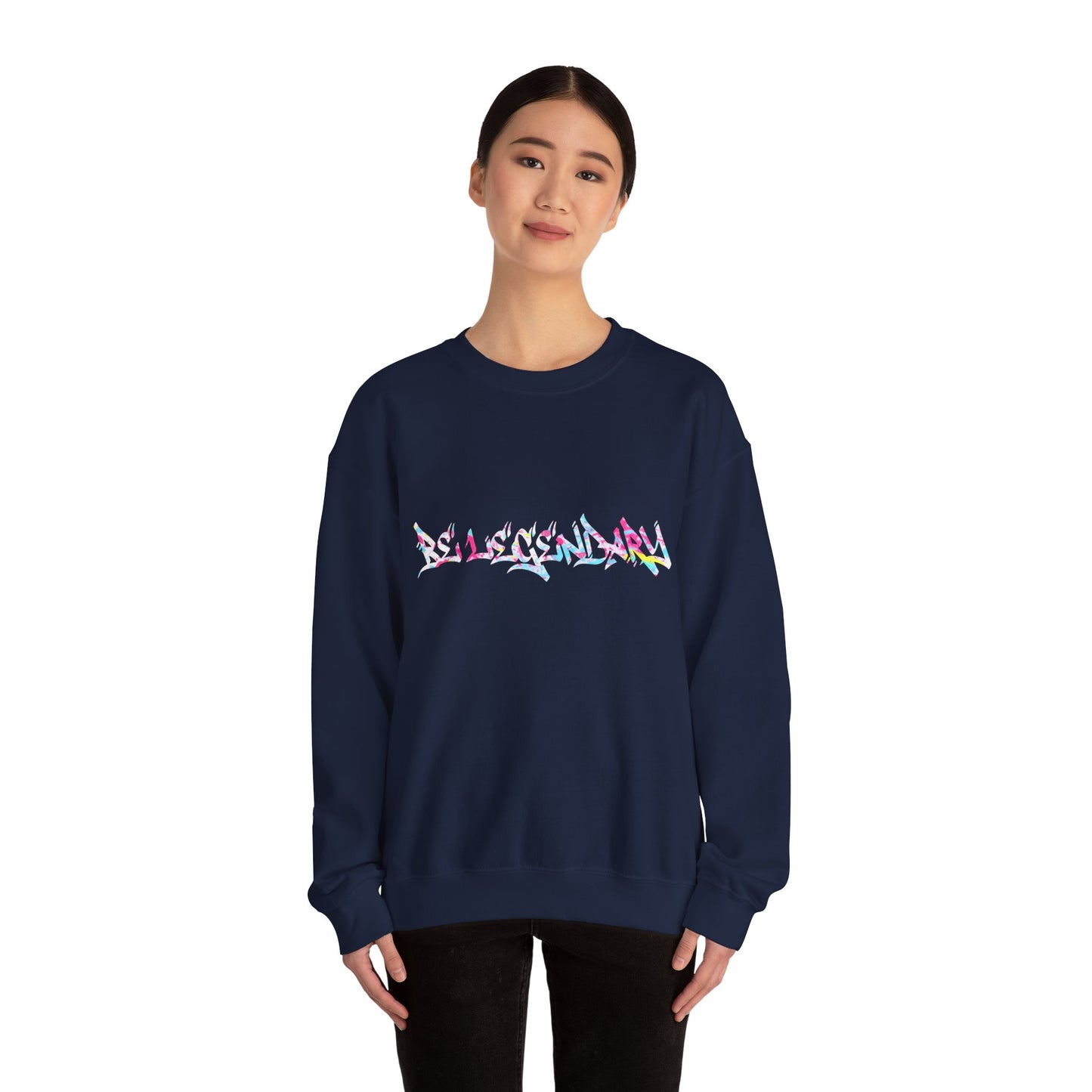 Pastel Graffiti Crewneck Sweatshirt