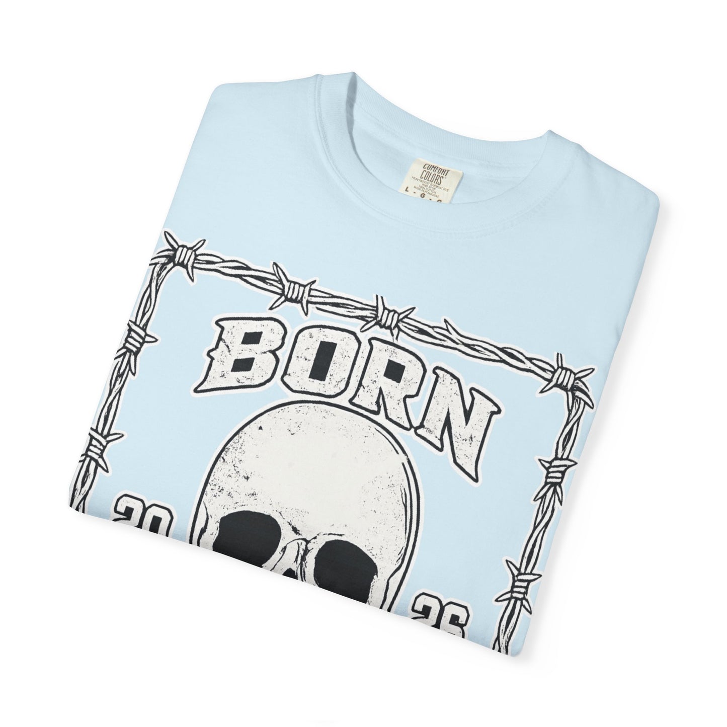BORN BROKEN — VINTAGE SKULL TEE