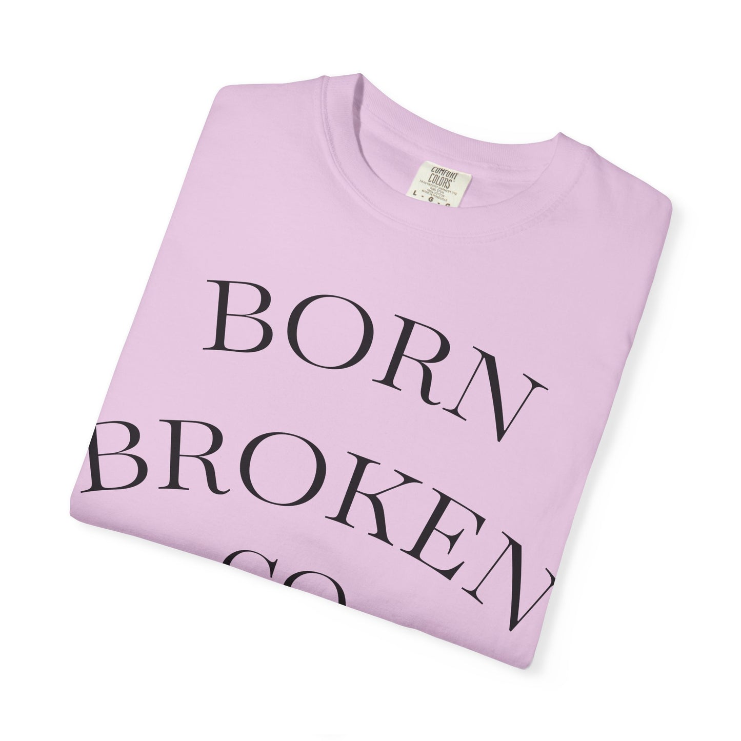 Born Broken Co. Graphic T-Shirt — 'Fight Abuse, Not Dogs' Statement Tee