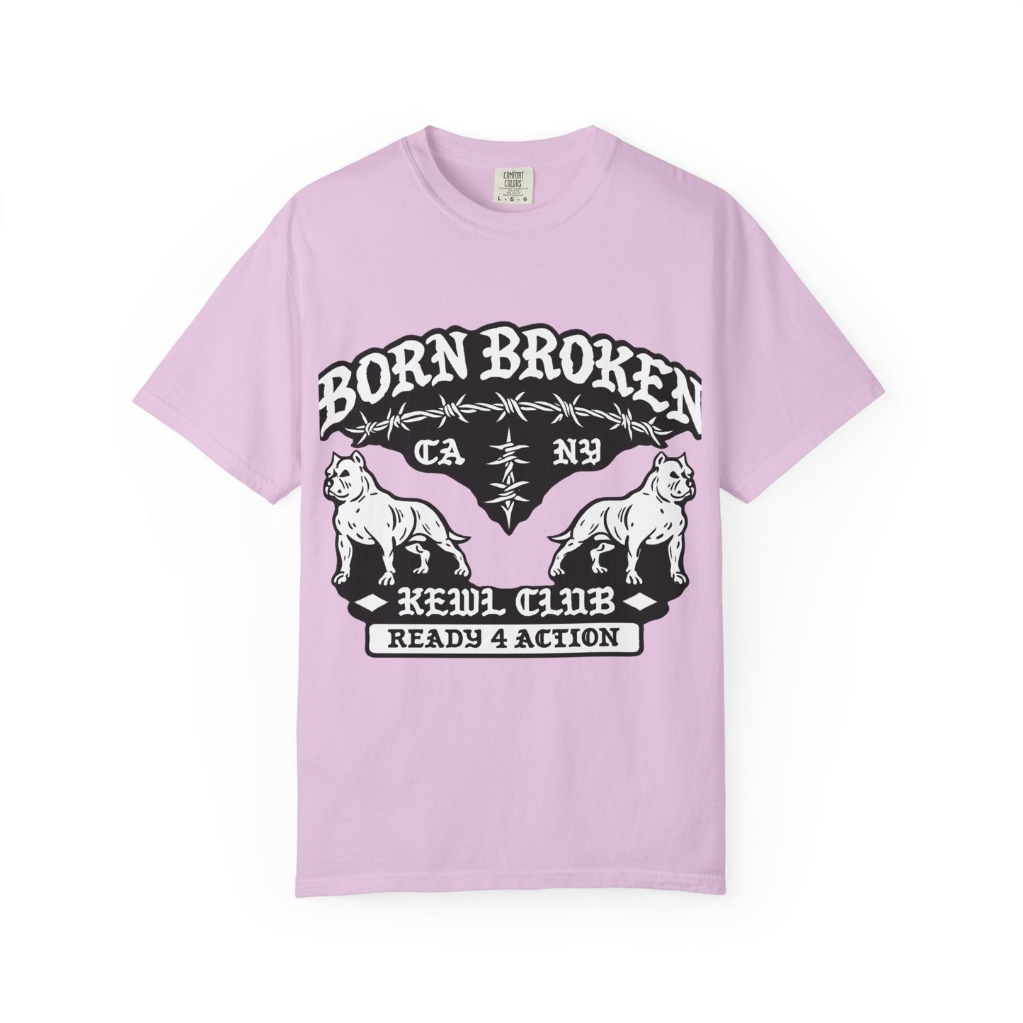 Born Broke Devil Club T-Shirt — "Ready 4 Action" Graphic Tee