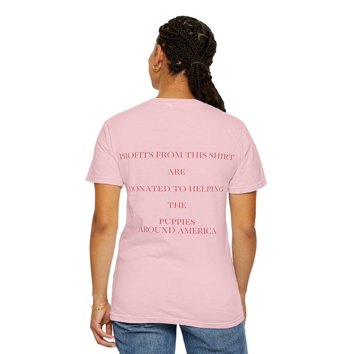 Born Broken Co. Graphic T-Shirt — 'Fight Abuse, Not Dogs' Statement Tee