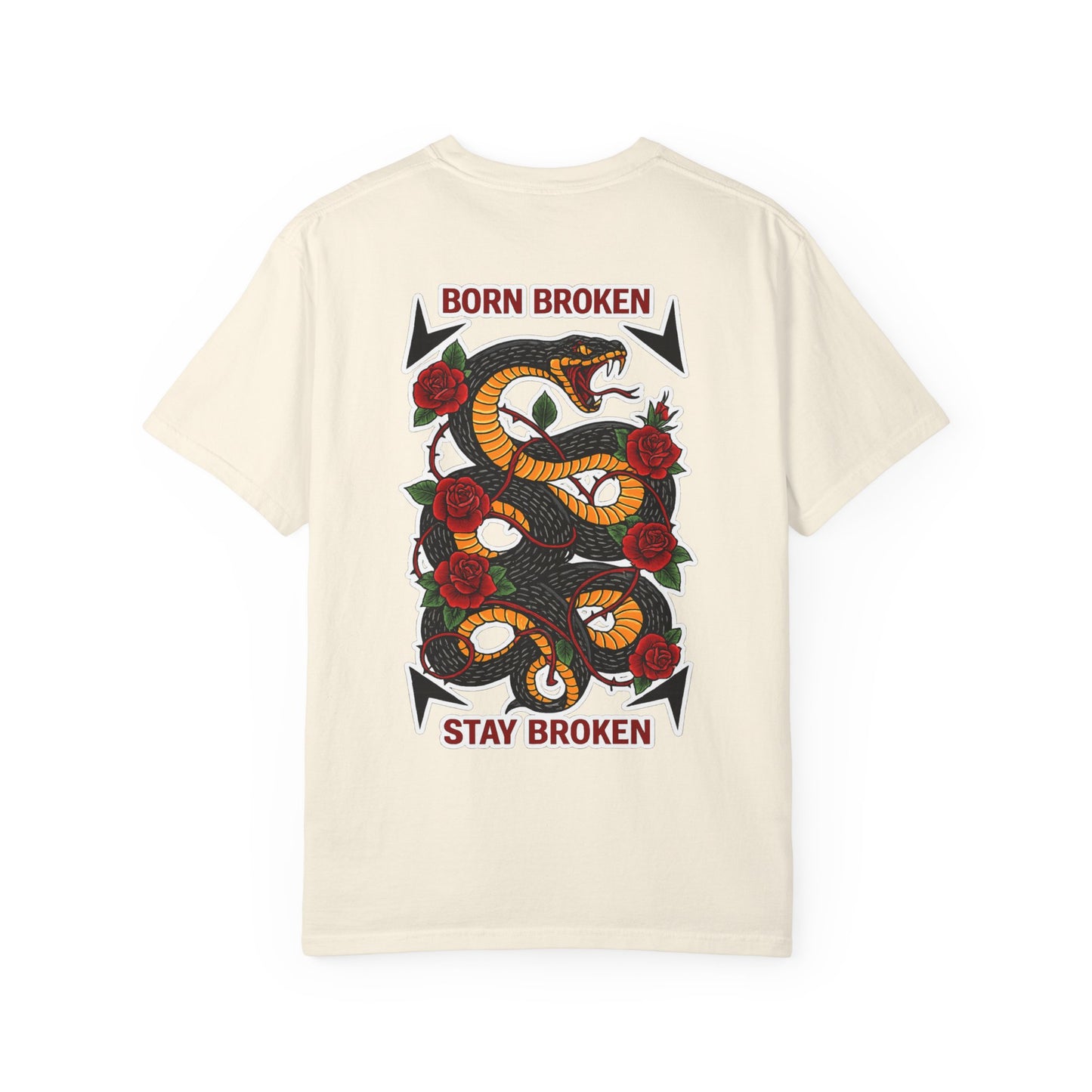 BORN BROKEN — SNAKE TEE
