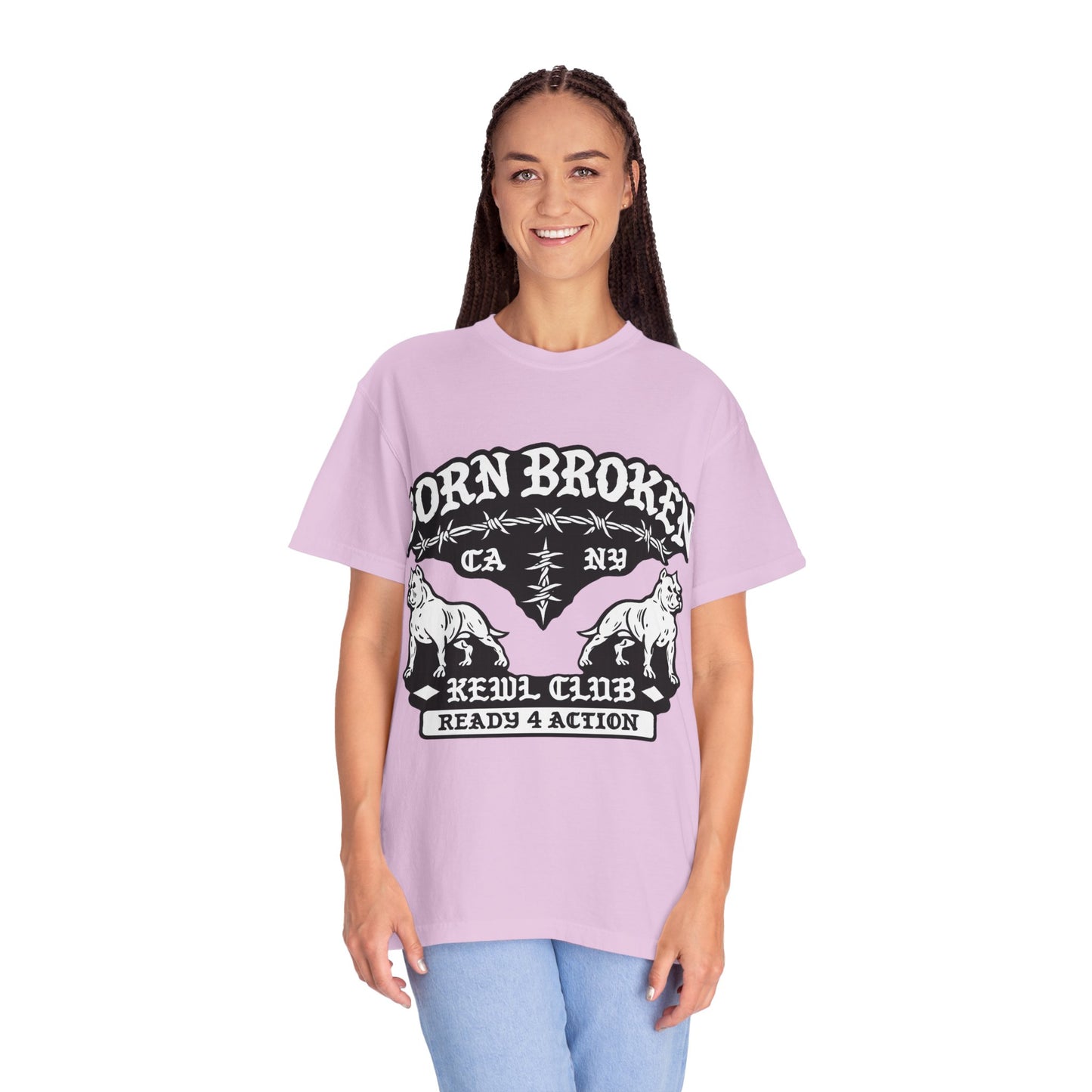 Born Broke Devil Club T-Shirt — "Ready 4 Action" Graphic Tee