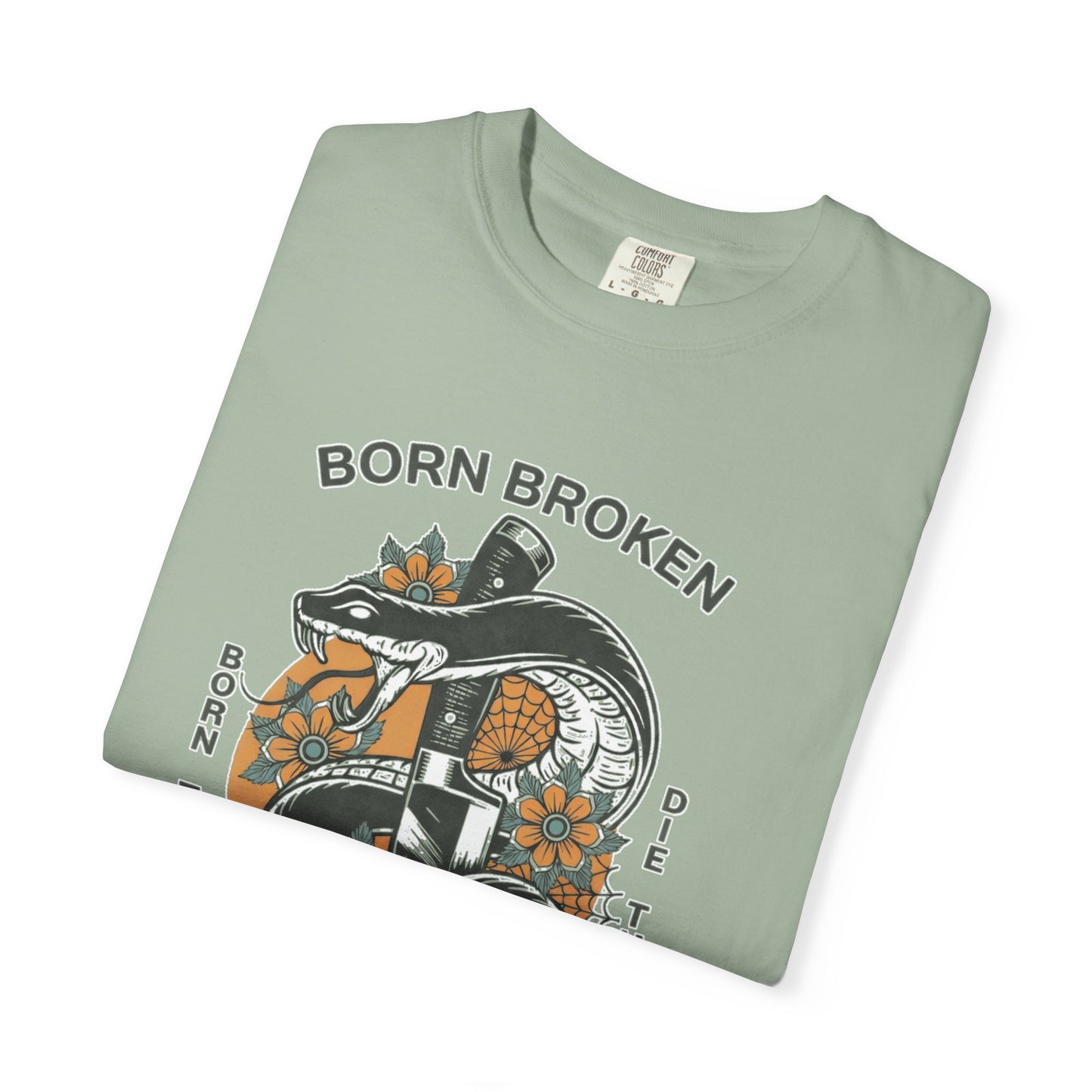 Born Broken Snake T-Shirt — Embrace the Pain Graphic Tee