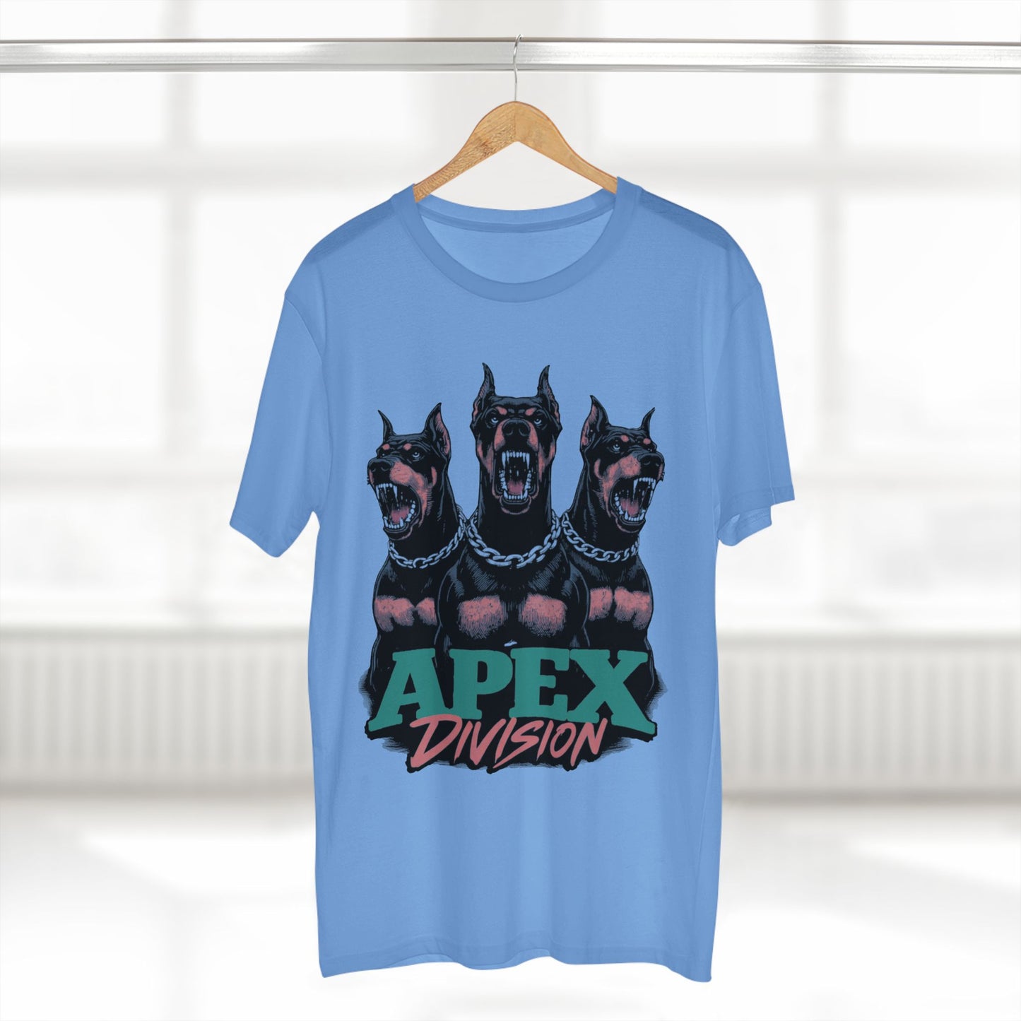 Apex Division Doberman Graphic Tee — "Dogs Gotta Eat" Streetwear T‑Shirt
