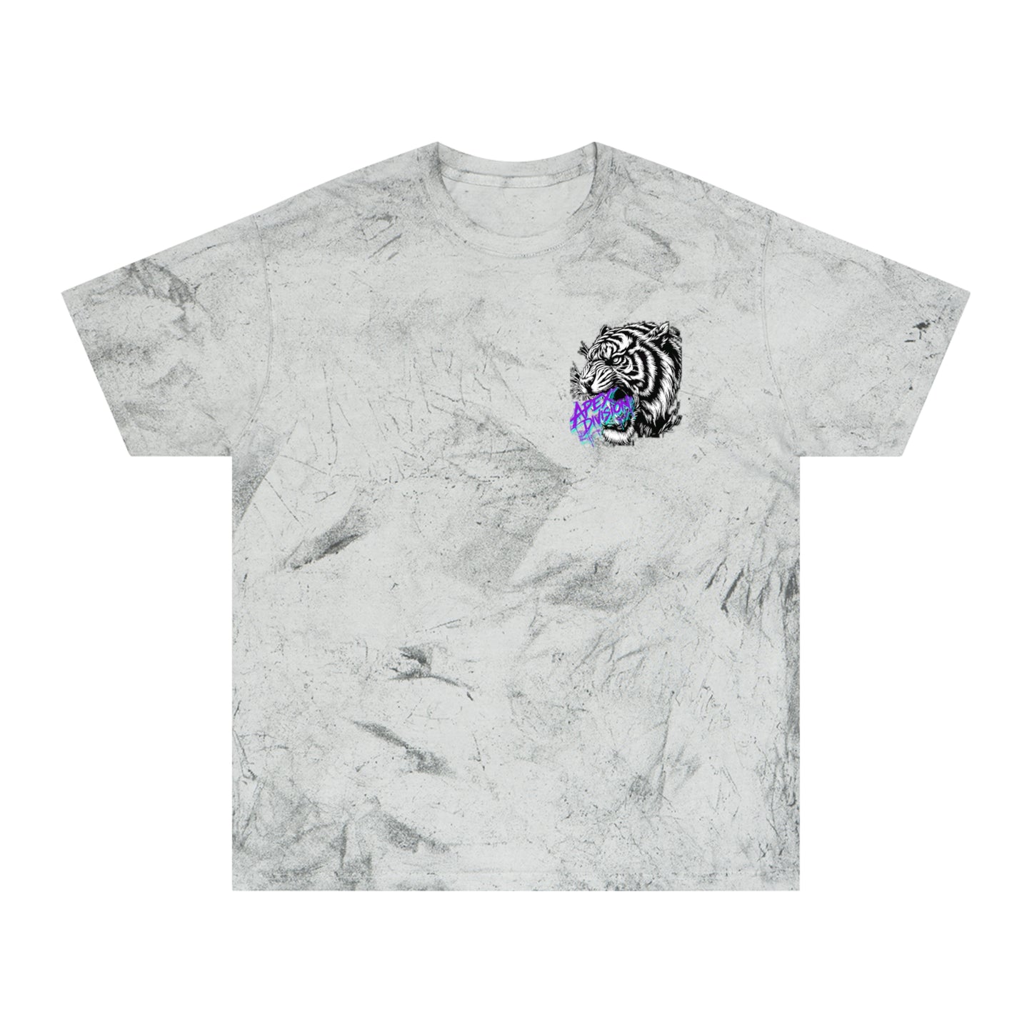 Tiger Graphic Tee — 'Apex Division' Color Blast Streetwear T-Shirt