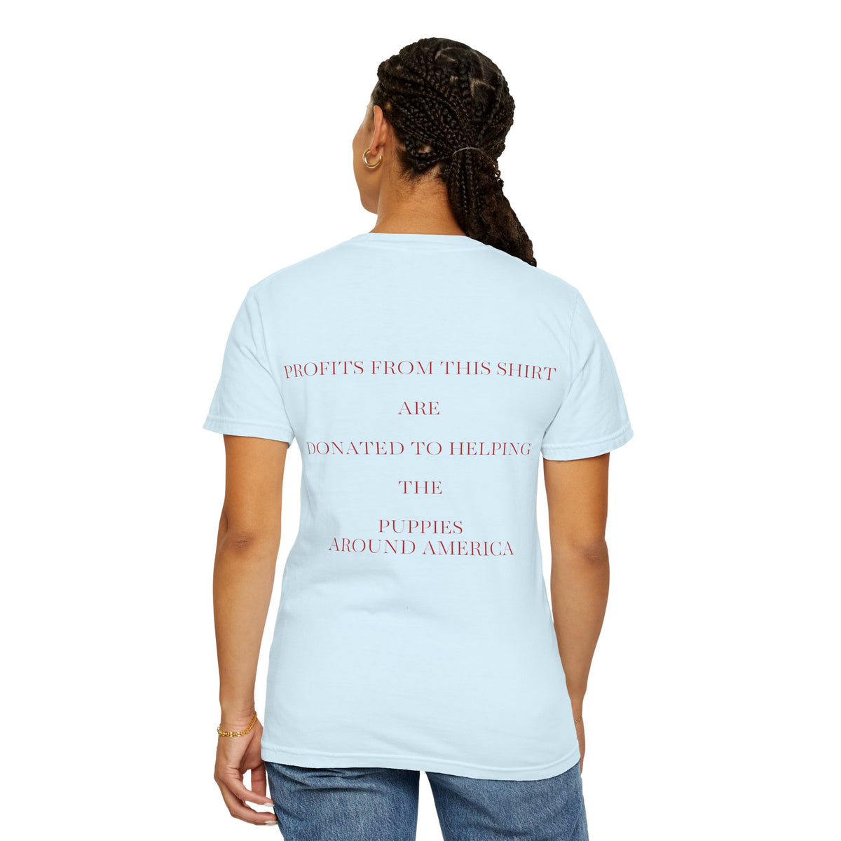 Born Broken Co. Graphic T-Shirt — 'Fight Abuse, Not Dogs' Statement Tee