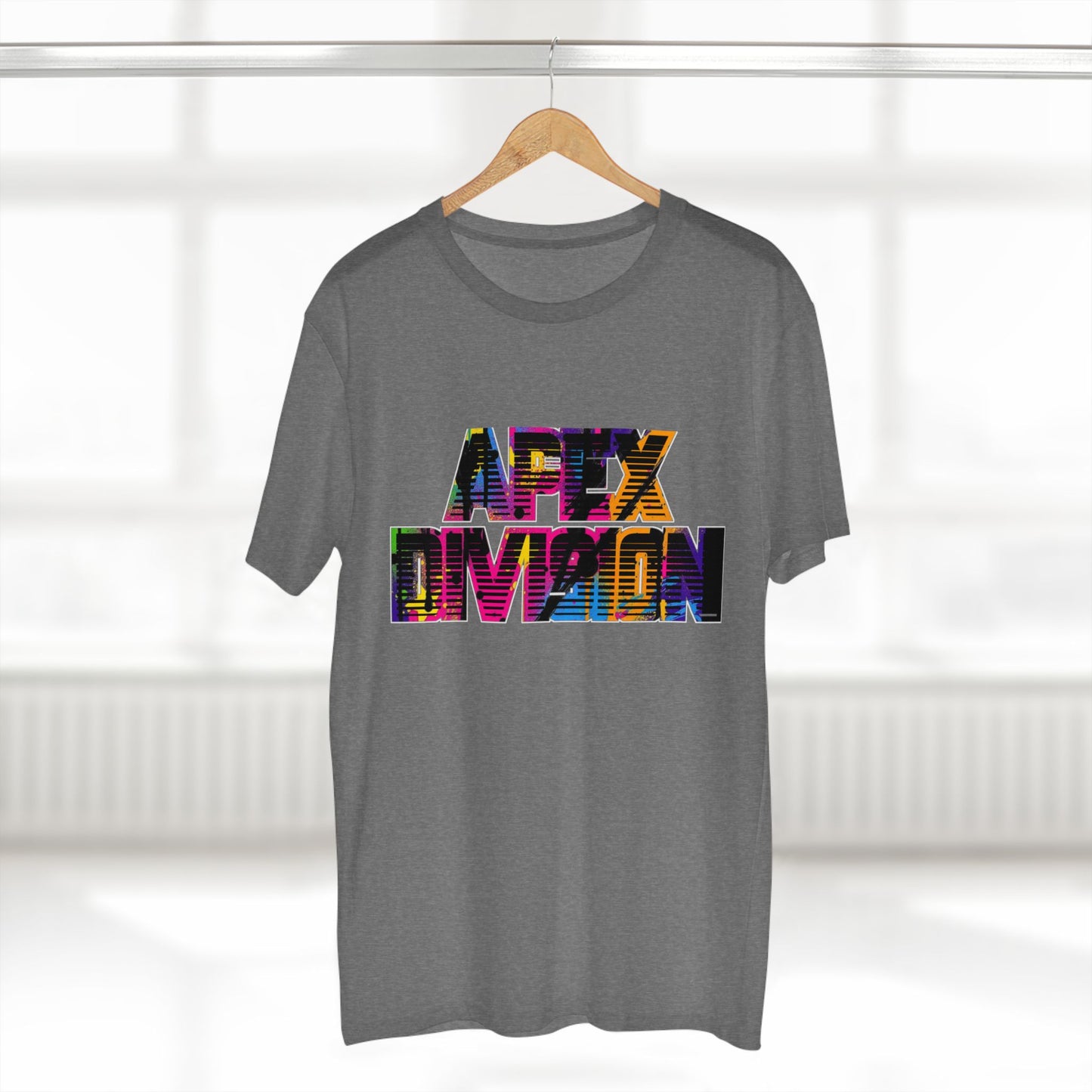 Apex Division Graphic Tee — Bold Neon Glitch 'Be Ruthless' Streetwear T-Shirt