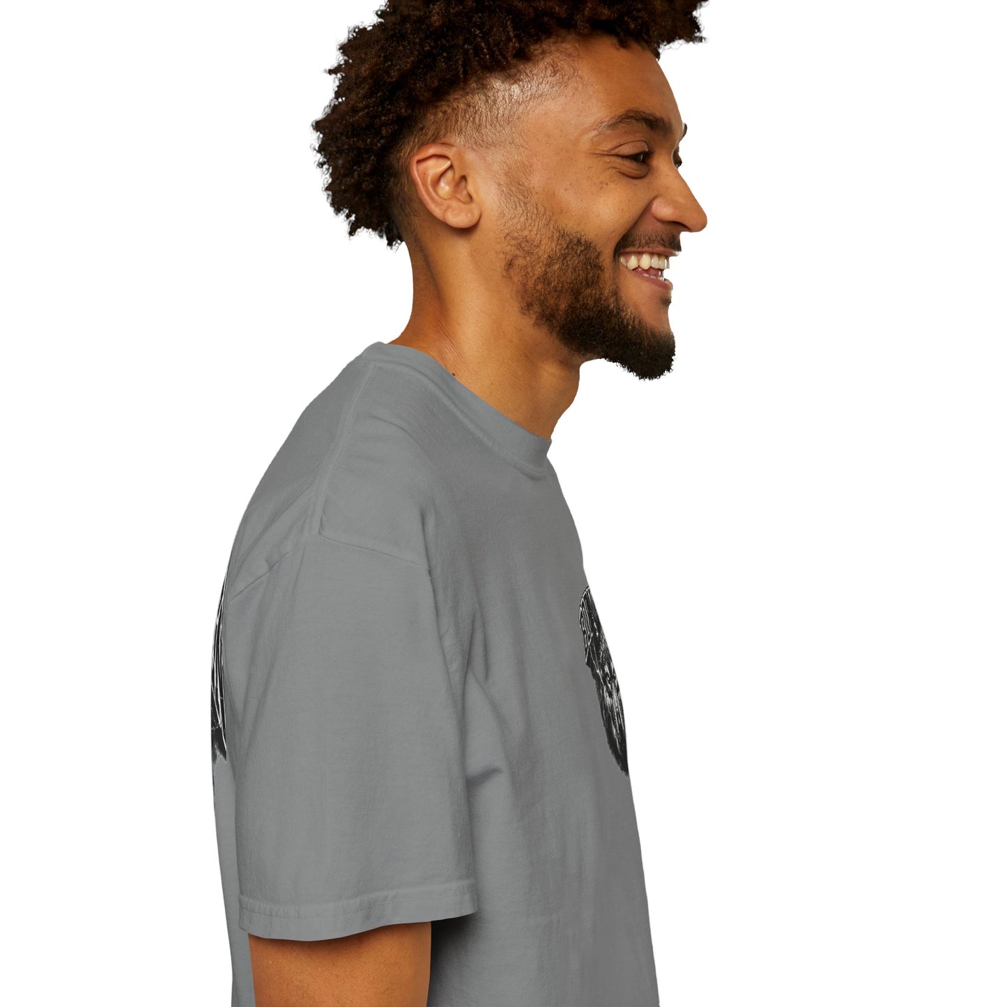 Wolf Head Graphic T-Shirt — Bold Lone Wolf Tee ("Born Broken")