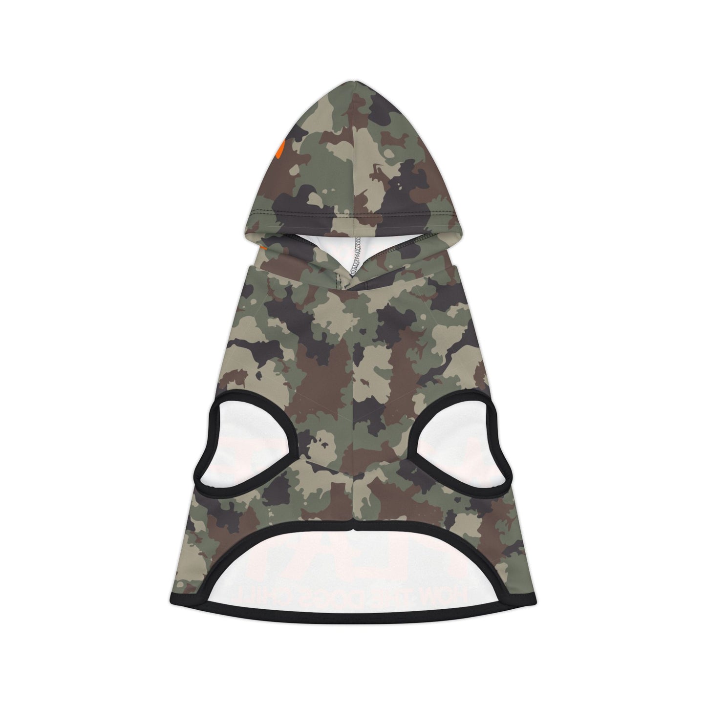 Camo "A Ruff Play" Pet Hoodie