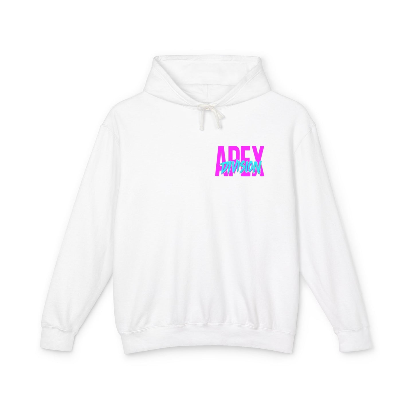Apex Division Hooded Sweatshirt — Retro Neon Logo Hoodie