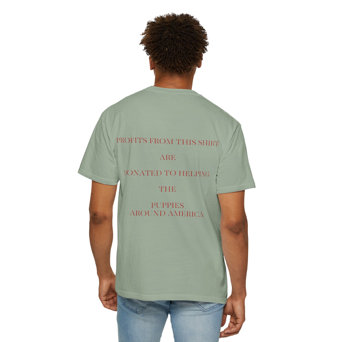 Born Broken Co. Graphic T-Shirt — 'Fight Abuse, Not Dogs' Statement Tee