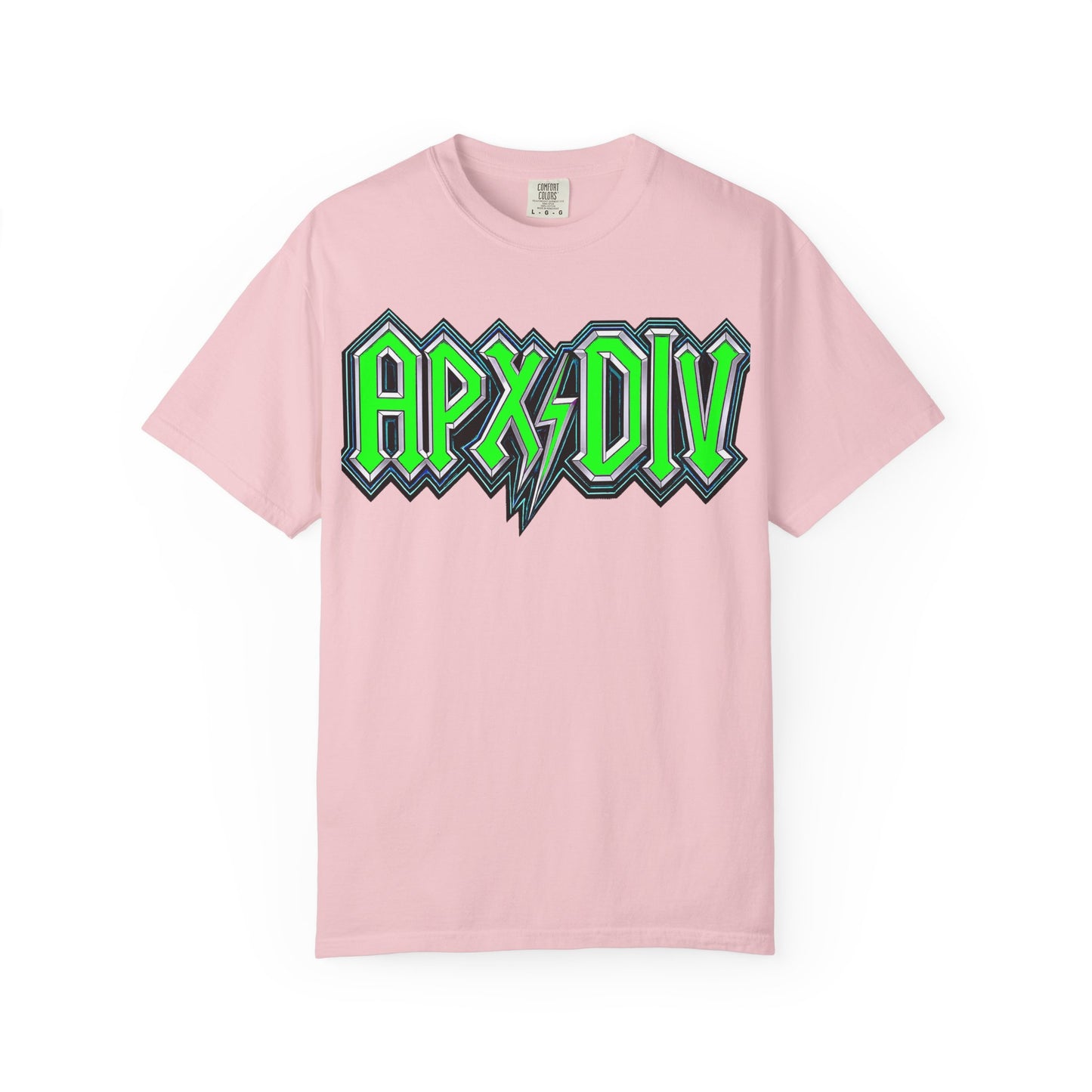 Apex Division Graphic T-Shirt — Neon Green Logo & Three-Headed Dog Back Print