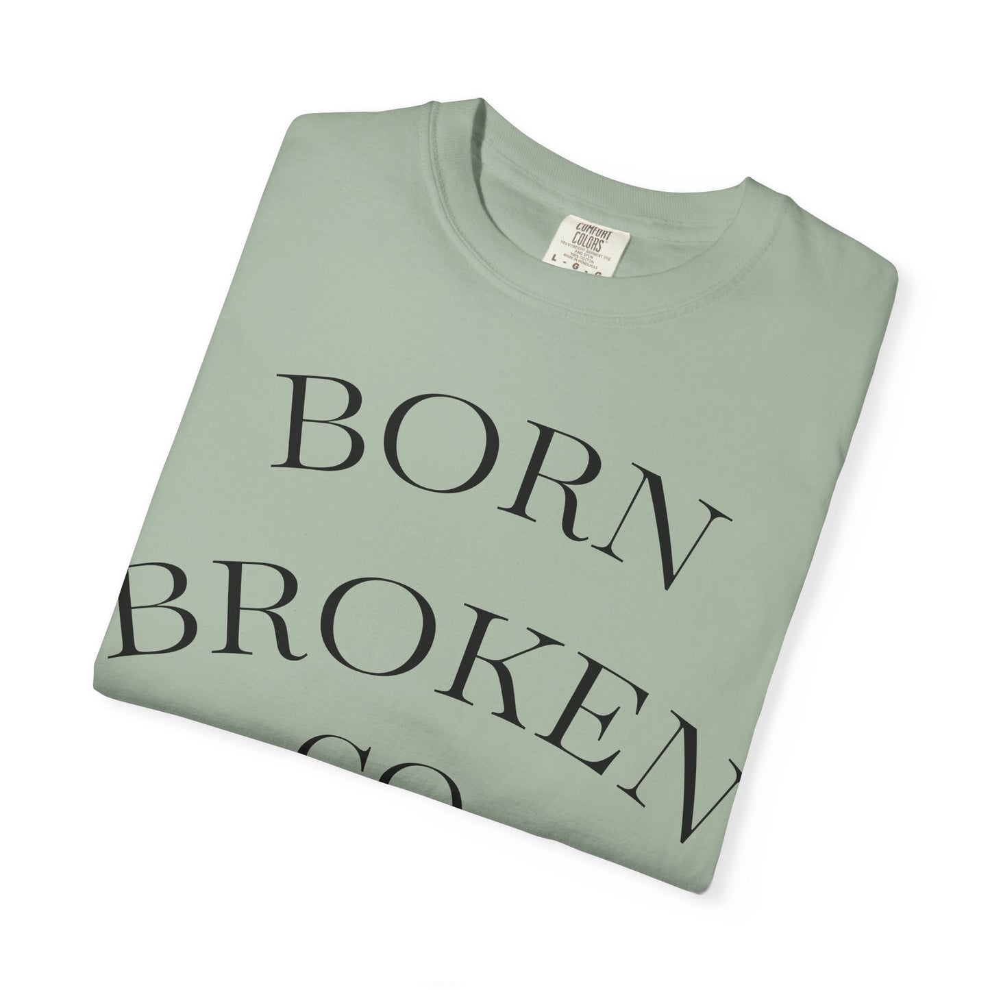 Born Broken Co. Graphic T-Shirt — 'Fight Abuse, Not Dogs' Statement Tee