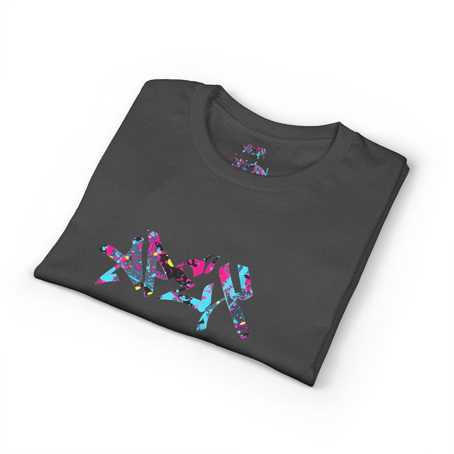 Resilient Division Graphic Tee — Colorful Motivational Back-Print Shirt