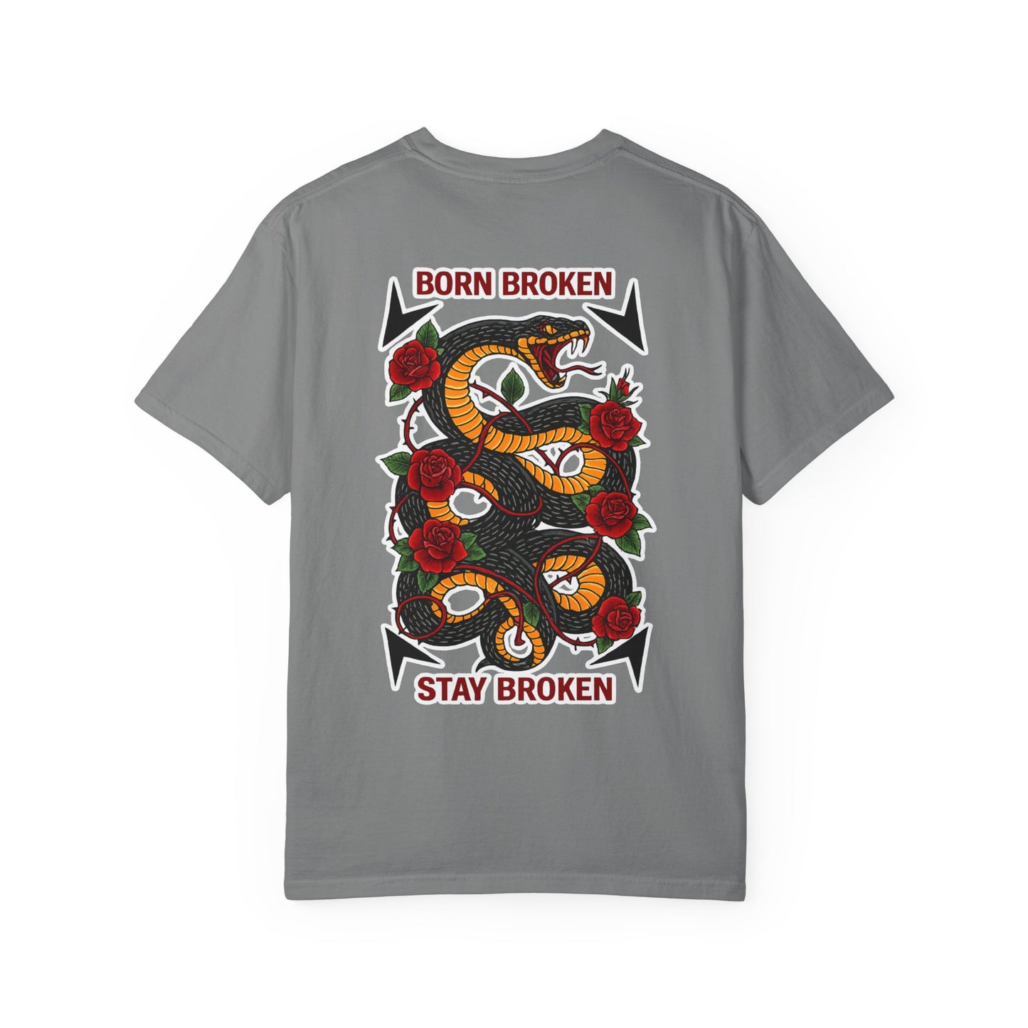 BORN BROKEN — SNAKE TEE