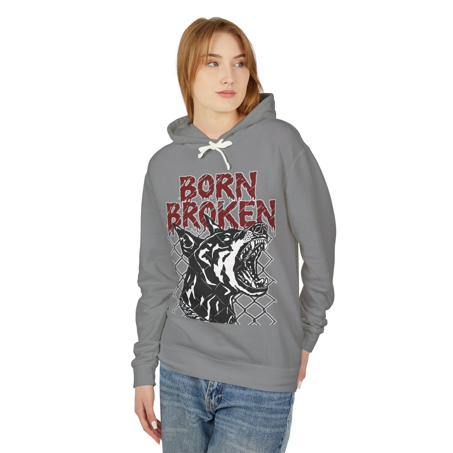 BORN BROKEN — GUARD DOG HOODIE