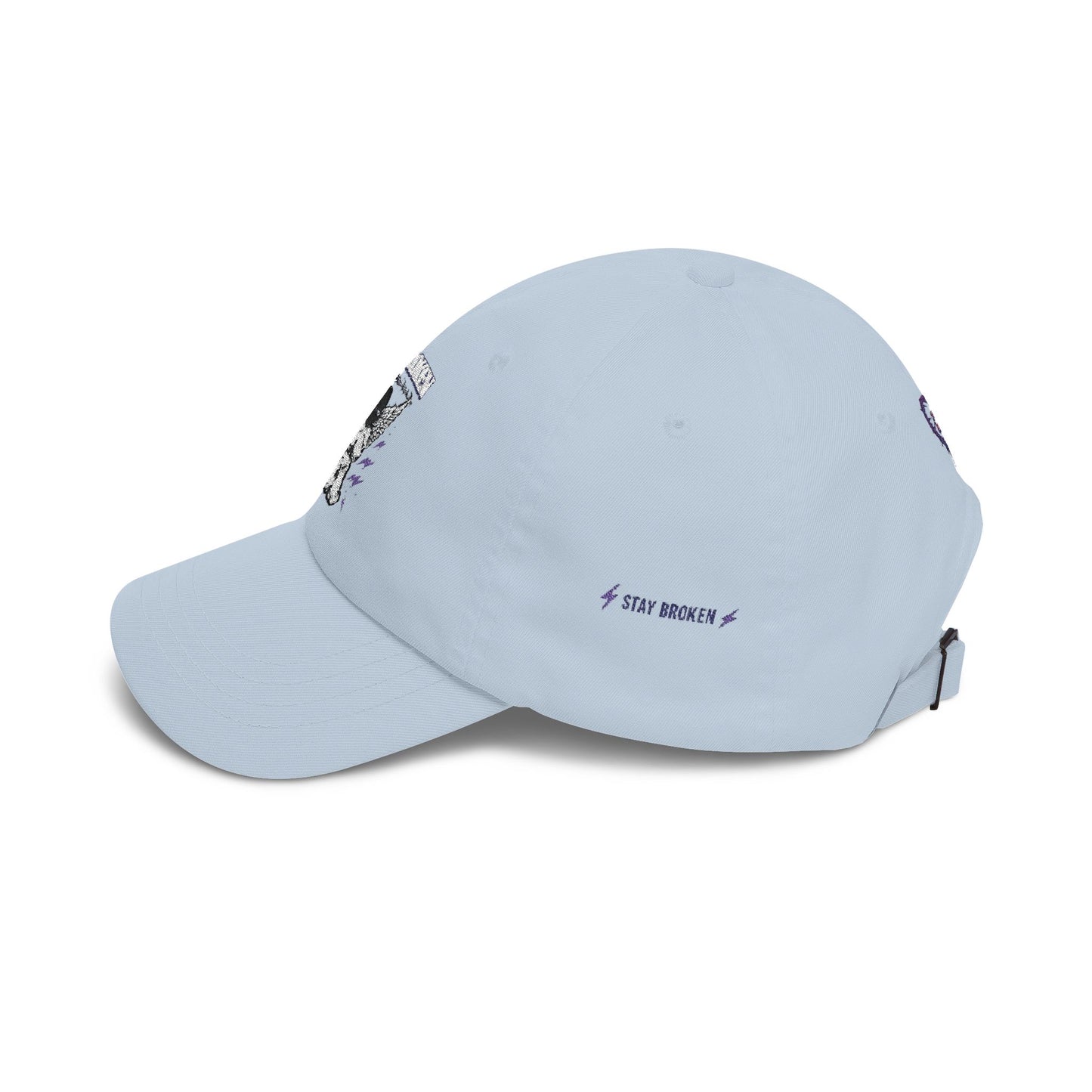 Dad Cap – "Born Broken" Angel Graphic Baseball Hat
