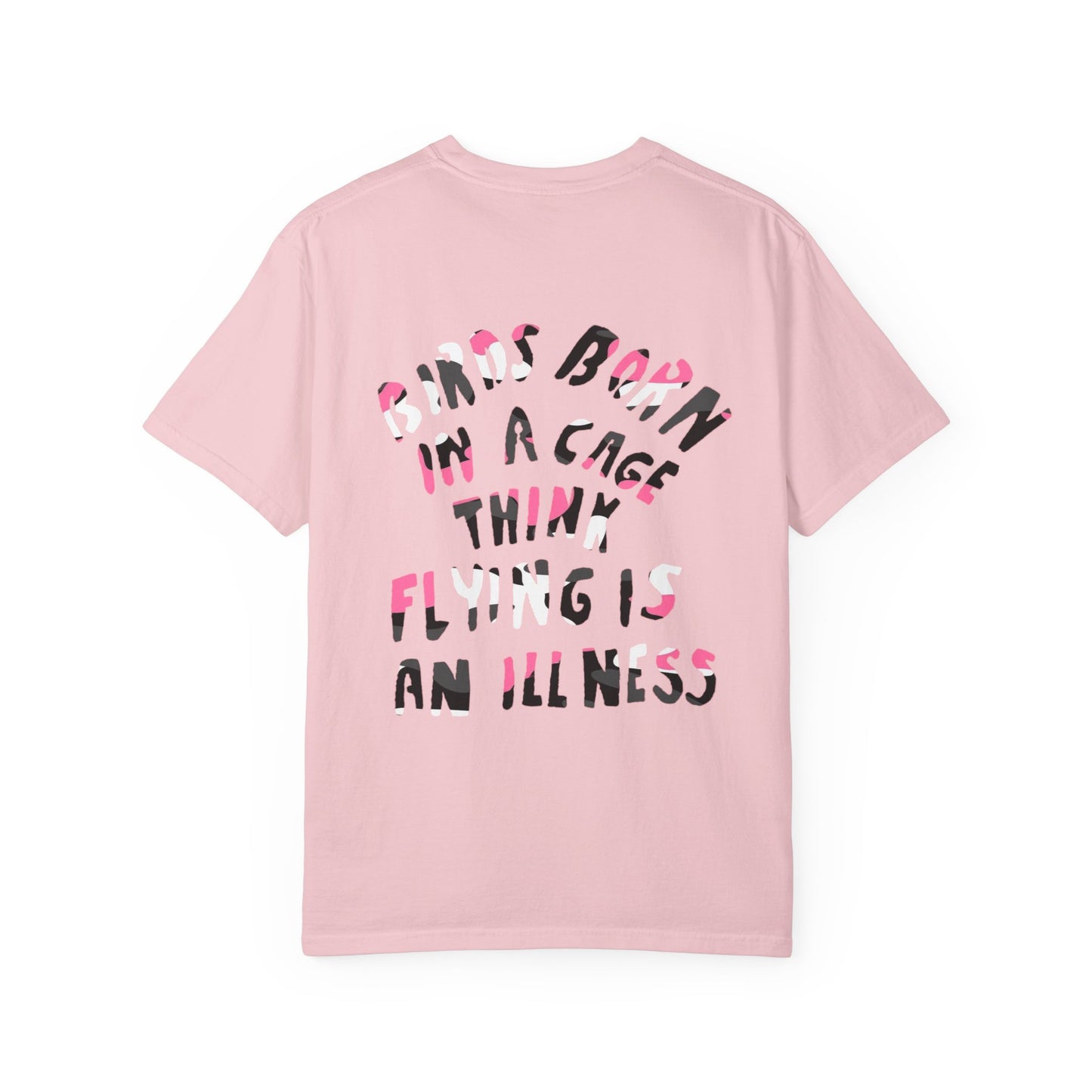 BORN BROKEN — DISTRESSED LOGO TEE