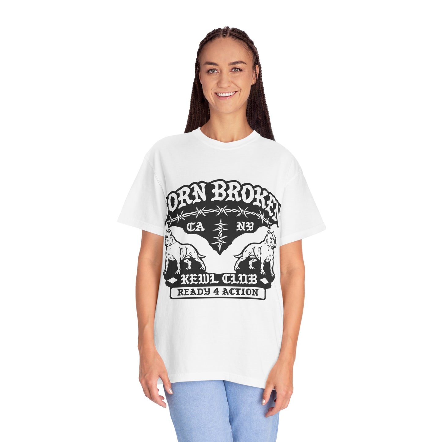 Born Broke Devil Club T-Shirt — "Ready 4 Action" Graphic Tee