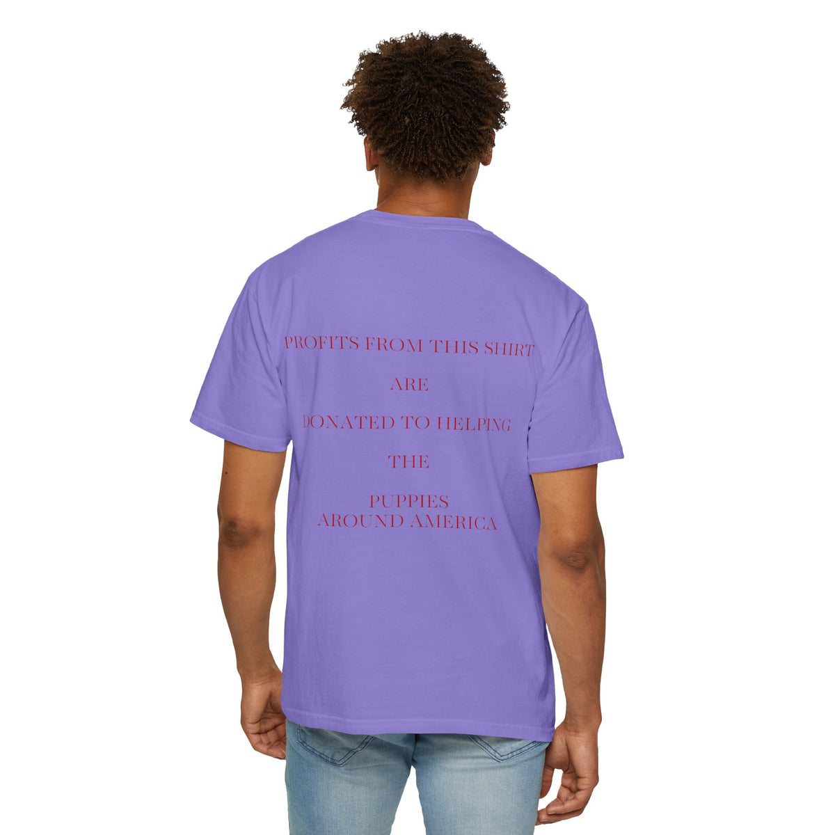 Born Broken Co. Graphic T-Shirt — 'Fight Abuse, Not Dogs' Statement Tee