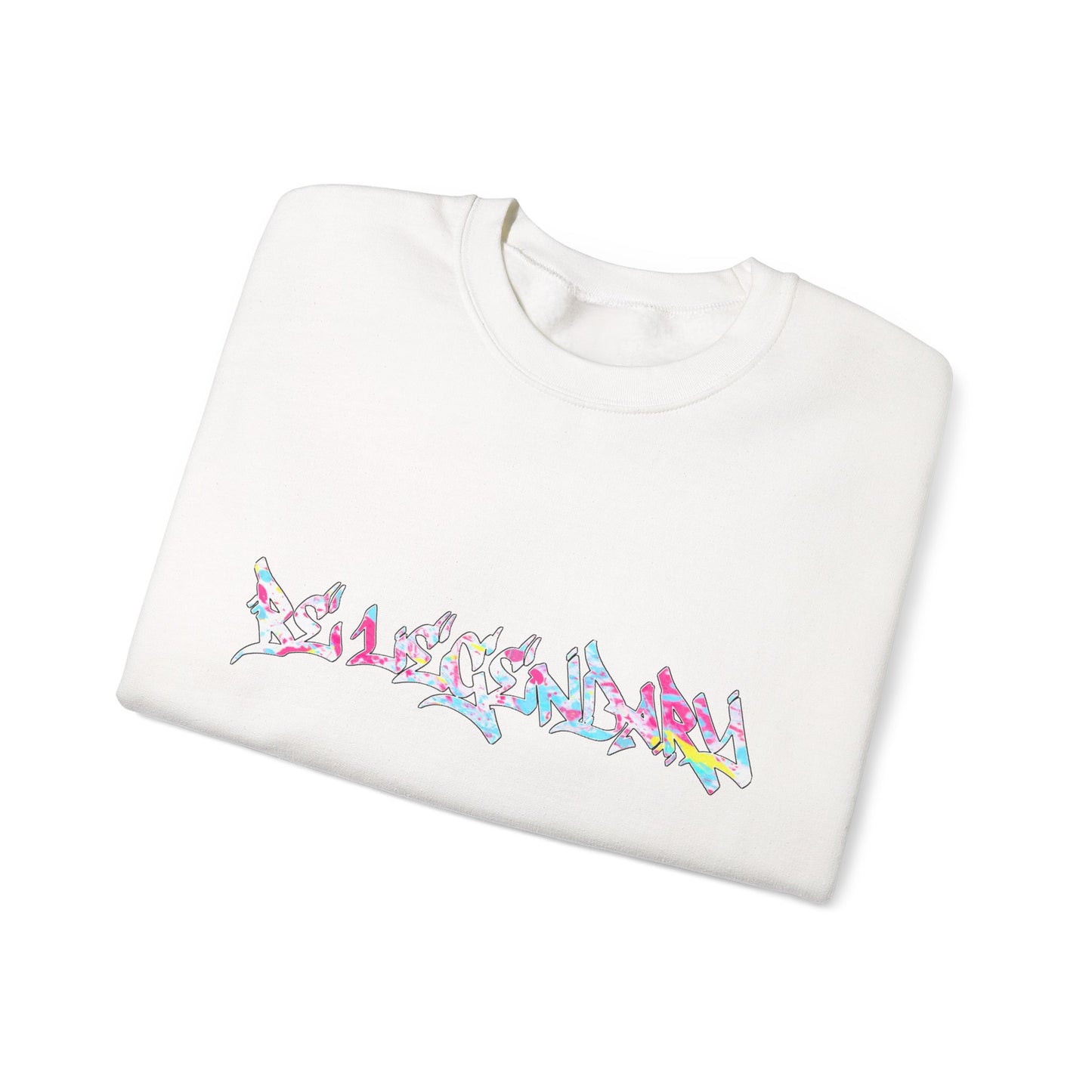 Pastel Graffiti Crewneck Sweatshirt