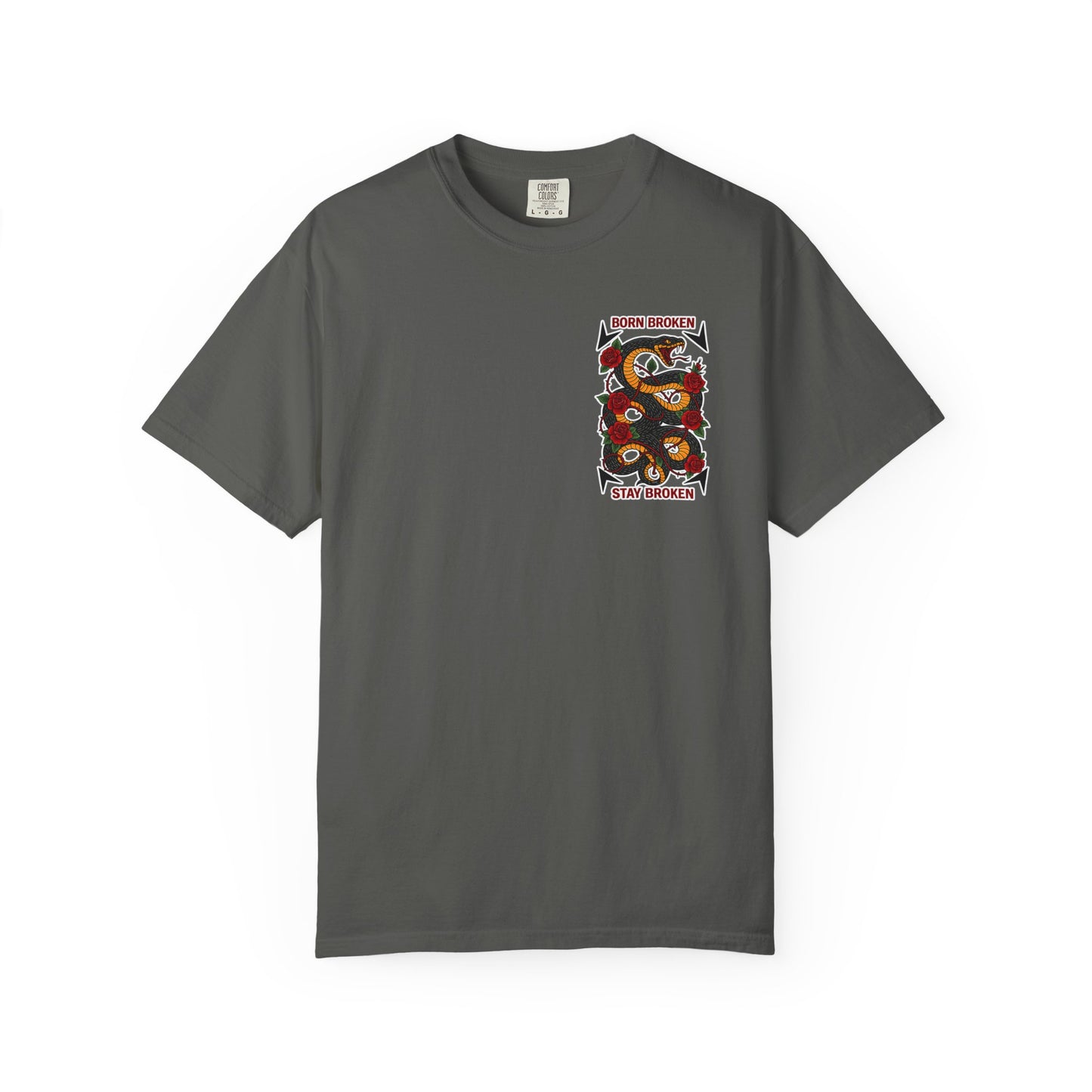 BORN BROKEN — SNAKE TEE