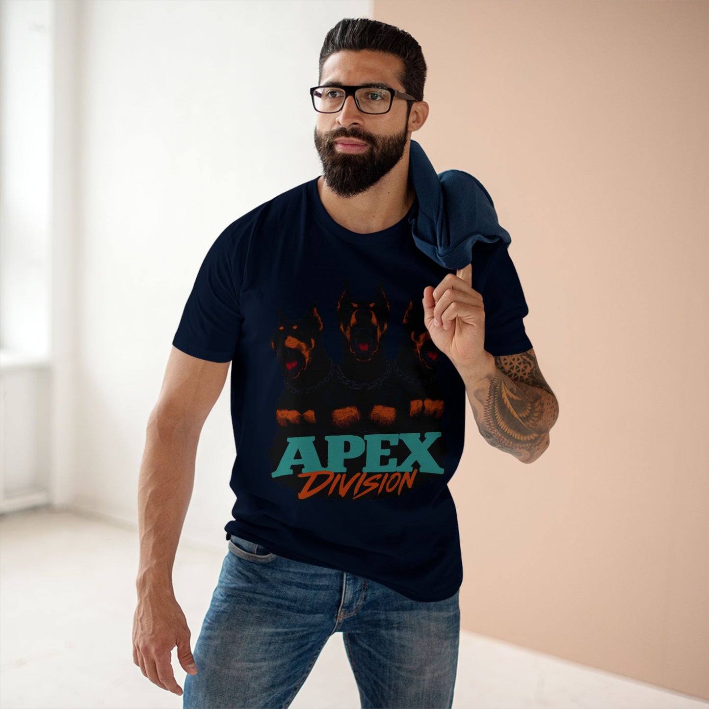 Apex Division Doberman Graphic Tee — "Dogs Gotta Eat" Streetwear T‑Shirt