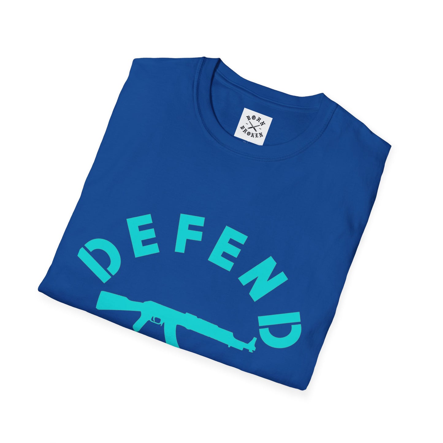 BORN BROKEN — DEFEND PUPPIES TEE