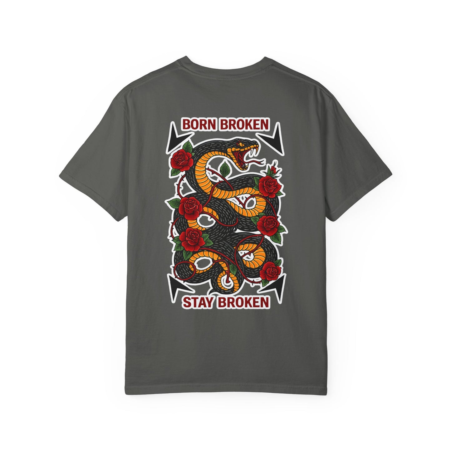 BORN BROKEN — SNAKE TEE
